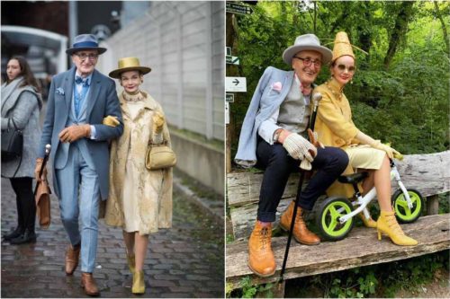 An Elderly Couple From Germany Who Will Give A Head Start To The Young In Fashion